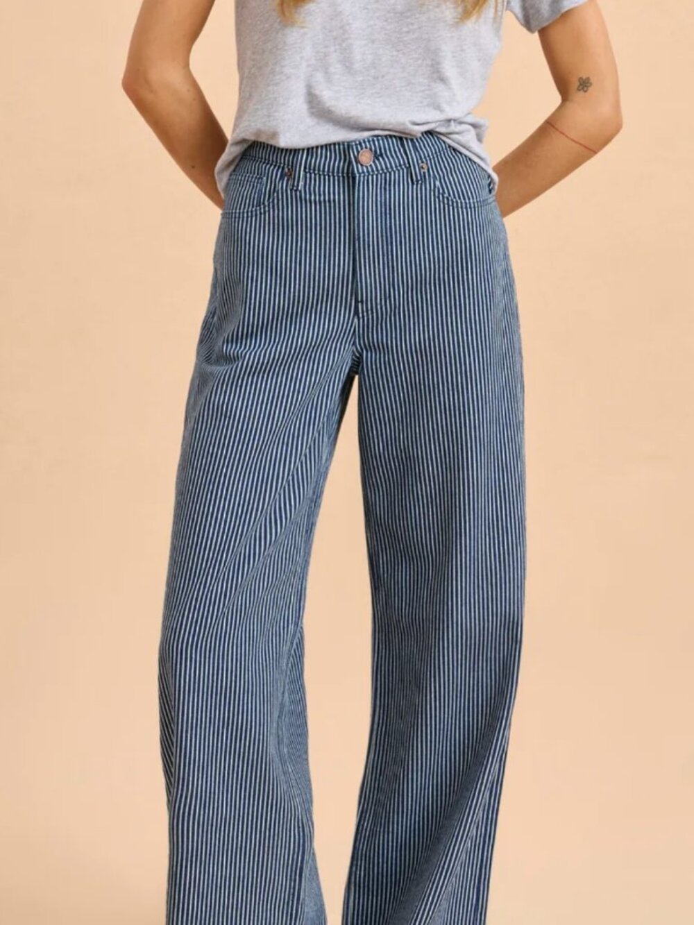 La Ligne Isadora High-Rise Wide-Leg Jean